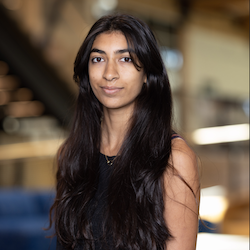 A person with long hair